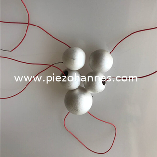 Piezoelektrische Materialien Piezoelektrische Kugel für kugelförmige akustische Wandler
