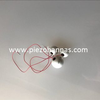 Piezokeramische Materialien Piezokeramische Kugel Piezoelektrischer Quarz für akustische Unterwassersensoren