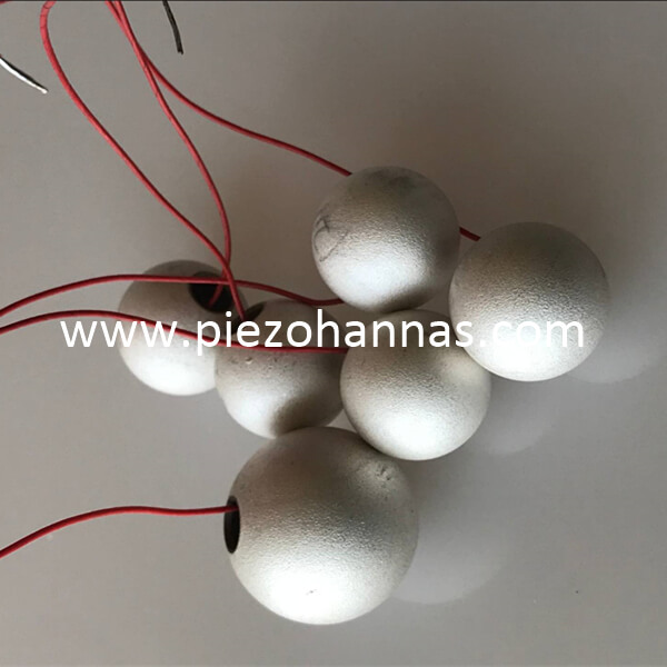 Pzt-Materialien Piezokugel Piezoelektrischer Pzt-Wandler für Unterwassermikrofon